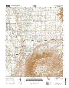 Apple Valley South California Current topographic map, 1:24000 scale, 7.5 X 7.5 Minute, Year 2015