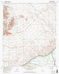 Araz California Historical topographic map, 1:24000 scale, 7.5 X 7.5 Minute, Year 1964