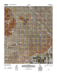 Araz California Historical topographic map, 1:24000 scale, 7.5 X 7.5 Minute, Year 2012