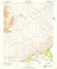 Araz California Historical topographic map, 1:24000 scale, 7.5 X 7.5 Minute, Year 1952