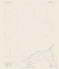 Araz California Historical topographic map, 1:24000 scale, 7.5 X 7.5 Minute, Year 1964
