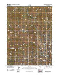 Arbuckle Mountain California Historical topographic map, 1:24000 scale, 7.5 X 7.5 Minute, Year 2012