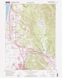Arcata North California Historical topographic map, 1:24000 scale, 7.5 X 7.5 Minute, Year 1959