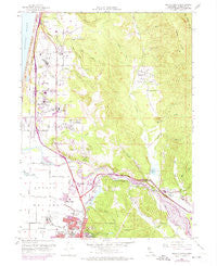 Arcata North California Historical topographic map, 1:24000 scale, 7.5 X 7.5 Minute, Year 1959