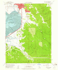 Arcata South California Historical topographic map, 1:24000 scale, 7.5 X 7.5 Minute, Year 1959