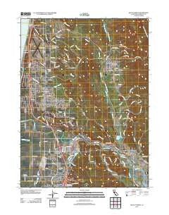 Arcata North California Historical topographic map, 1:24000 scale, 7.5 X 7.5 Minute, Year 2012