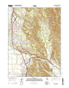 Arcata North California Current topographic map, 1:24000 scale, 7.5 X 7.5 Minute, Year 2015
