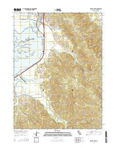 Arcata South California Current topographic map, 1:24000 scale, 7.5 X 7.5 Minute, Year 2015
