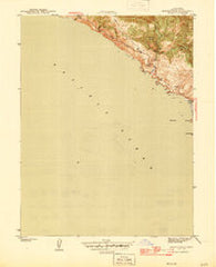 Arched Rock California Historical topographic map, 1:31680 scale, 7.5 X 7.5 Minute, Year 1944