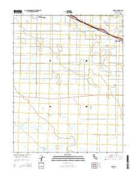 Arena California Current topographic map, 1:24000 scale, 7.5 X 7.5 Minute, Year 2015