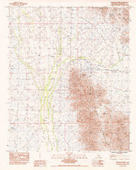 Arlington Mine California Historical topographic map, 1:24000 scale, 7.5 X 7.5 Minute, Year 1983