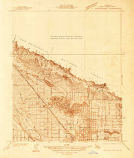 Arrowhead California Historical topographic map, 1:31680 scale, 7.5 X 7.5 Minute, Year 1936