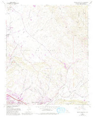 Arroyo Grande NE California Historical topographic map, 1:24000 scale, 7.5 X 7.5 Minute, Year 1965