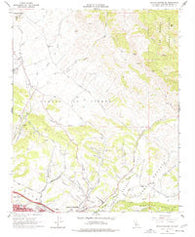 Arroyo Grande NE California Historical topographic map, 1:24000 scale, 7.5 X 7.5 Minute, Year 1965