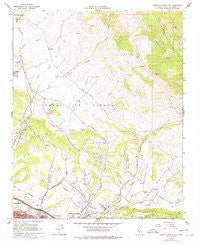Arroyo Grande NE California Historical topographic map, 1:24000 scale, 7.5 X 7.5 Minute, Year 1965