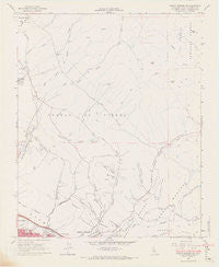 Arroyo Grande NE California Historical topographic map, 1:24000 scale, 7.5 X 7.5 Minute, Year 1965