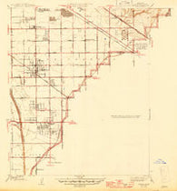 Artesia California Historical topographic map, 1:24000 scale, 7.5 X 7.5 Minute, Year 1945