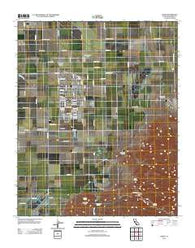 Arvin California Historical topographic map, 1:24000 scale, 7.5 X 7.5 Minute, Year 2012