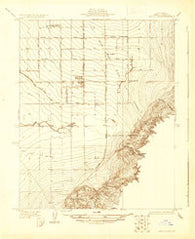 Arvin California Historical topographic map, 1:31680 scale, 7.5 X 7.5 Minute, Year 1930