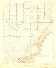 Arvin California Historical topographic map, 1:31680 scale, 7.5 X 7.5 Minute, Year 1933