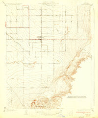 Arvin California Historical topographic map, 1:31680 scale, 7.5 X 7.5 Minute, Year 1933