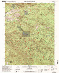 Ascension Mountain California Historical topographic map, 1:24000 scale, 7.5 X 7.5 Minute, Year 2001
