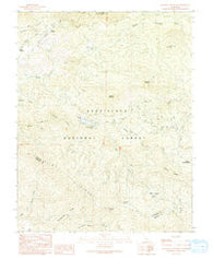 Ascension Mountain California Historical topographic map, 1:24000 scale, 7.5 X 7.5 Minute, Year 1990