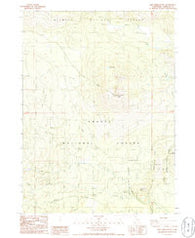 Ash Creek Butte California Historical topographic map, 1:24000 scale, 7.5 X 7.5 Minute, Year 1986