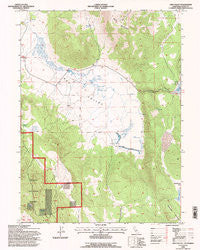 Ash Valley California Historical topographic map, 1:24000 scale, 7.5 X 7.5 Minute, Year 1993