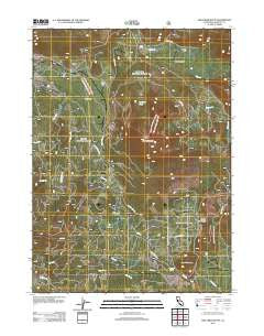Ash Creek Butte California Historical topographic map, 1:24000 scale, 7.5 X 7.5 Minute, Year 2012
