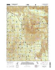 Ash Creek Butte California Current topographic map, 1:24000 scale, 7.5 X 7.5 Minute, Year 2015