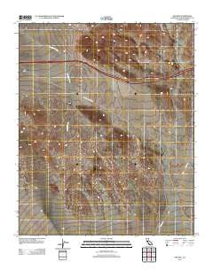 Ash Hill California Historical topographic map, 1:24000 scale, 7.5 X 7.5 Minute, Year 2012