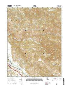 Asti California Current topographic map, 1:24000 scale, 7.5 X 7.5 Minute, Year 2015