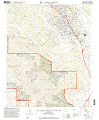 Atascadero California Historical topographic map, 1:24000 scale, 7.5 X 7.5 Minute, Year 1995