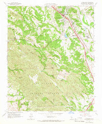 Atascadero California Historical topographic map, 1:24000 scale, 7.5 X 7.5 Minute, Year 1965