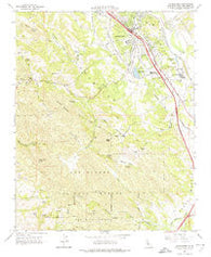 Atascadero California Historical topographic map, 1:24000 scale, 7.5 X 7.5 Minute, Year 1965