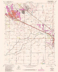 Atwater California Historical topographic map, 1:24000 scale, 7.5 X 7.5 Minute, Year 1960