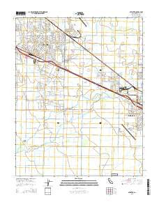 Atwater California Current topographic map, 1:24000 scale, 7.5 X 7.5 Minute, Year 2015