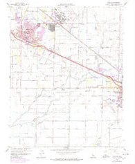 Atwater California Historical topographic map, 1:24000 scale, 7.5 X 7.5 Minute, Year 1960