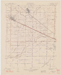 Atwater California Historical topographic map, 1:24000 scale, 7.5 X 7.5 Minute, Year 1948