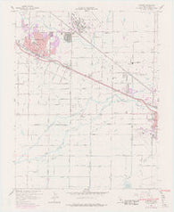 Atwater California Historical topographic map, 1:24000 scale, 7.5 X 7.5 Minute, Year 1960