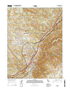 Auburn California Current topographic map, 1:24000 scale, 7.5 X 7.5 Minute, Year 2015