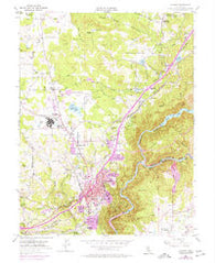 Auburn California Historical topographic map, 1:24000 scale, 7.5 X 7.5 Minute, Year 1953