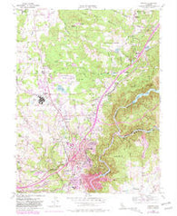 Auburn California Historical topographic map, 1:24000 scale, 7.5 X 7.5 Minute, Year 1953