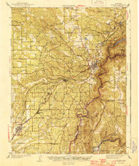 Auburn California Historical topographic map, 1:62500 scale, 15 X 15 Minute, Year 1944