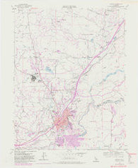 Auburn California Historical topographic map, 1:24000 scale, 7.5 X 7.5 Minute, Year 1953