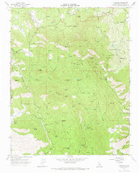 Auckland California Historical topographic map, 1:24000 scale, 7.5 X 7.5 Minute, Year 1966