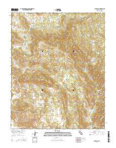 Auckland California Current topographic map, 1:24000 scale, 7.5 X 7.5 Minute, Year 2015