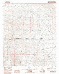 Augustine Pass California Historical topographic map, 1:24000 scale, 7.5 X 7.5 Minute, Year 1987