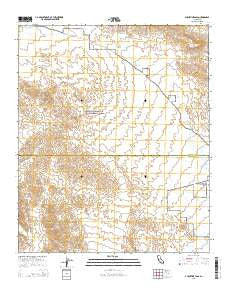 Augustine Pass California Current topographic map, 1:24000 scale, 7.5 X 7.5 Minute, Year 2015